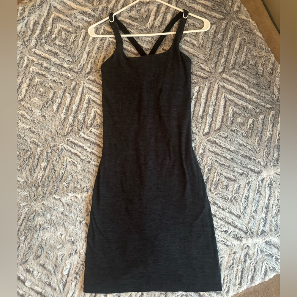 MTA Sport athleisure bodycon dress built in bra MEDIUM double layer soft